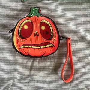 Little Lil’ Boo Pumpkin Design Clutch Wristlet - Belt Bag